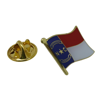 Pin de Solapa Bandera Estado North Carolina 15x10mm - Gemelolandia