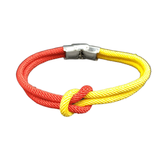 Pulsera P.U y Cabo España Roja y Gualda 21cm - Gemelolandia