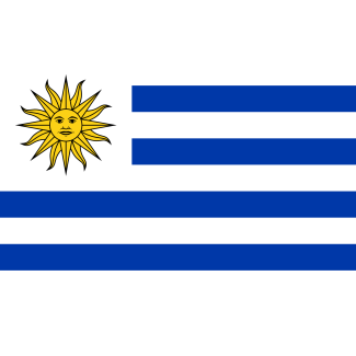 Bandera de Uruguay 90x150cm - Gemelolandia