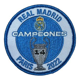 Parche termoadhesivo Real Madrid Campeones Paris 2022