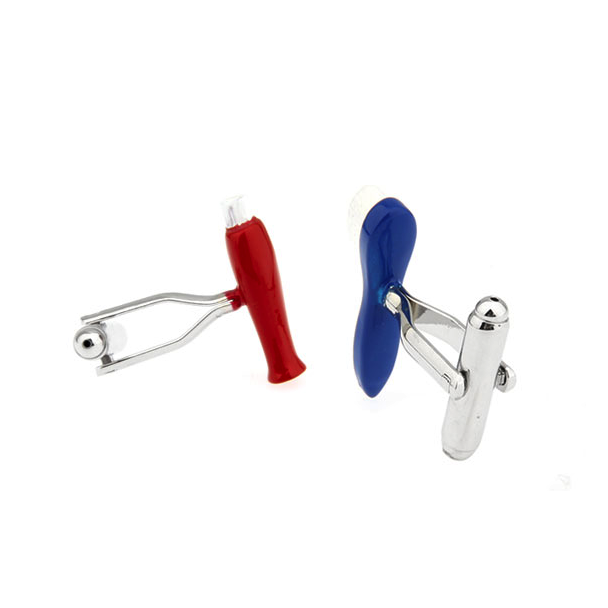  Gemelos de Camisa Dentífrico y Cepillo de Dientes 02