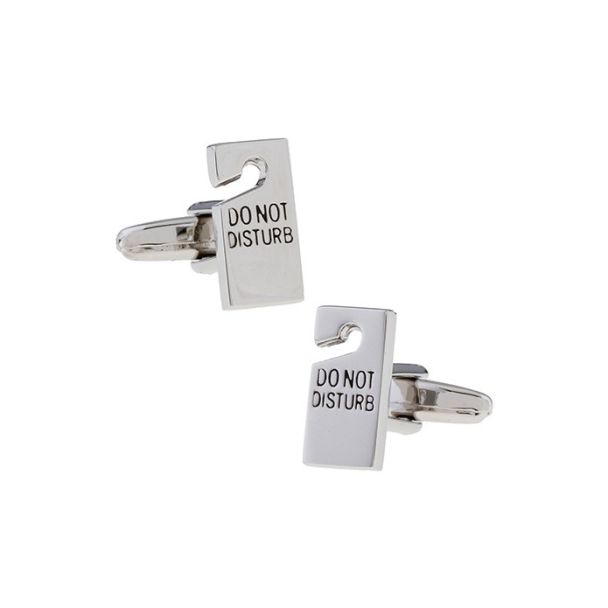 Gemelos de Camisa Do Not Disturb 17x8mm - Gemelolandia
