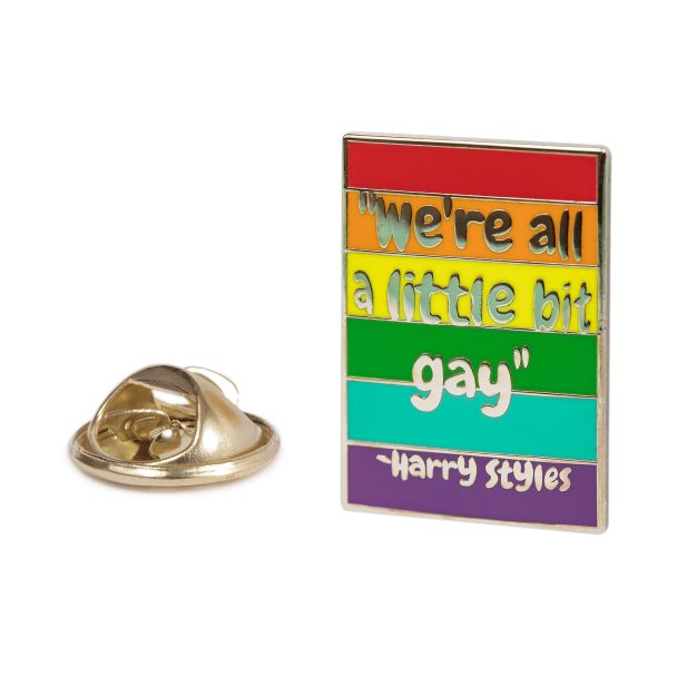 Pin´s "We're all a little bit gay" de Harry Styles - 30x20mm - Pin's de l'orgueil gay