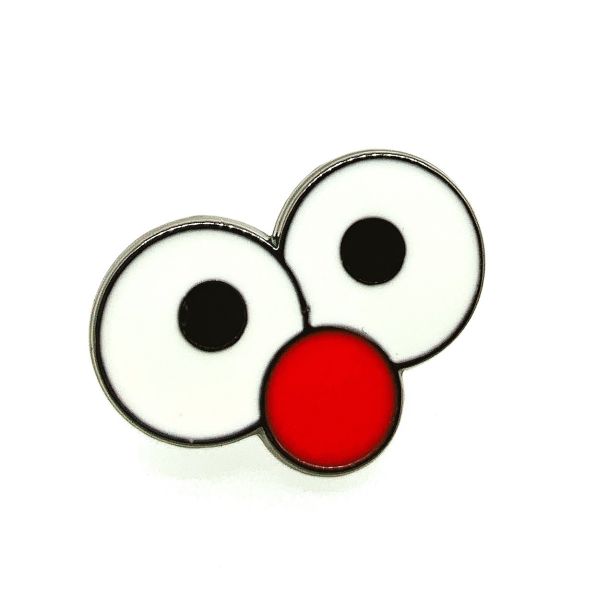 Alfiler Ojos Elmo 25x18 mm - Gemelolandia