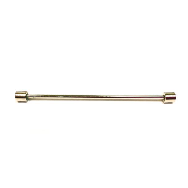 Collar Bar Alfiler de Cuello Plated Tubular End 01
