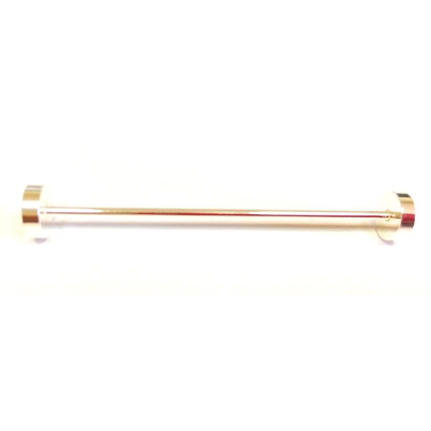 Collar Bar Alfiler de Cuello Rounded and Plain Chrome End 01