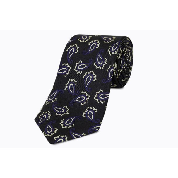 Corbata de Seda Twill Estampado Batapore Verde - Gemelolandia