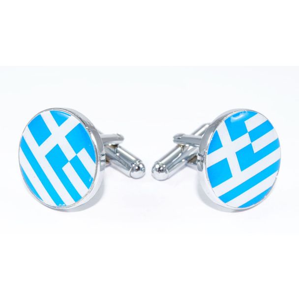 Gemelos de Bandera Grecia 