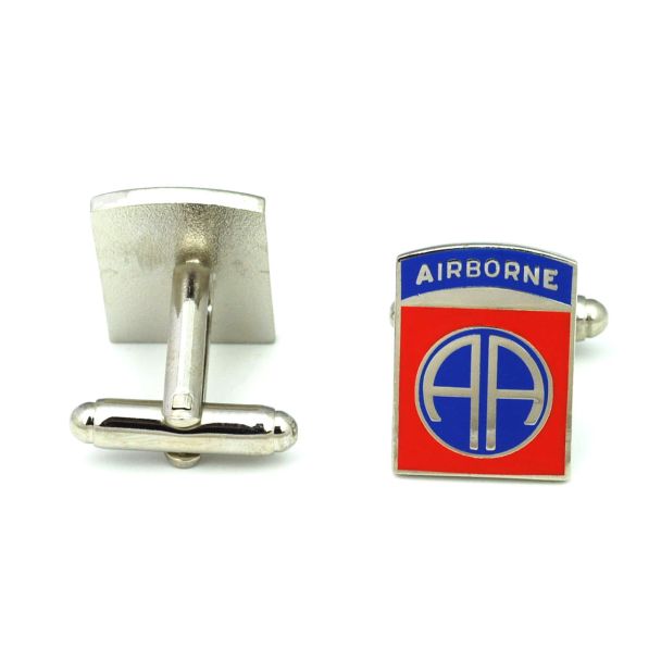 Gemelos de Camisa 82 Division Aerotransportada USA The 82nd Airborne Division US Cufflinks 02