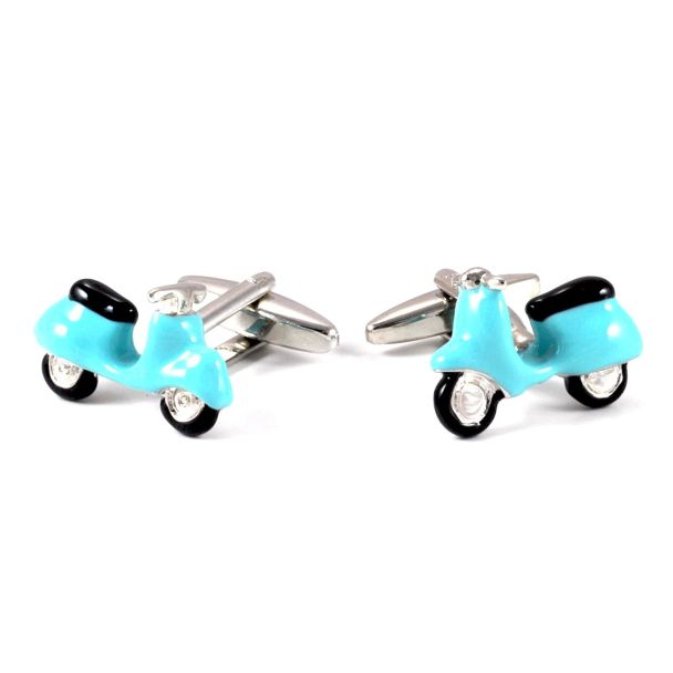 Gemelos para camisa Vespa Celeste 014