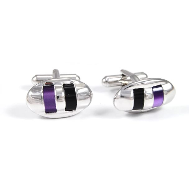Gemelos Cristal Violeta y Negro frontal