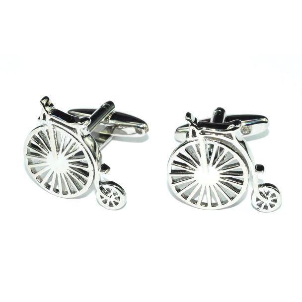 Gemelos de Camisa Bicicleta Antigua 02
