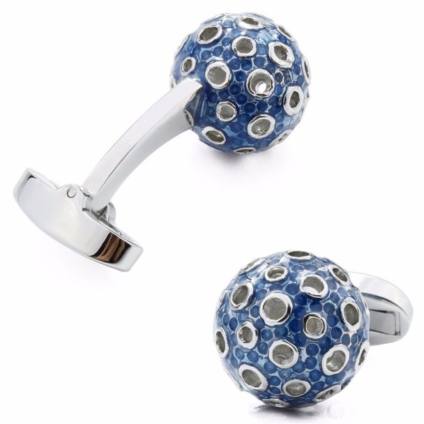 Gemelos de Camisa Blue Infinity Ball 2