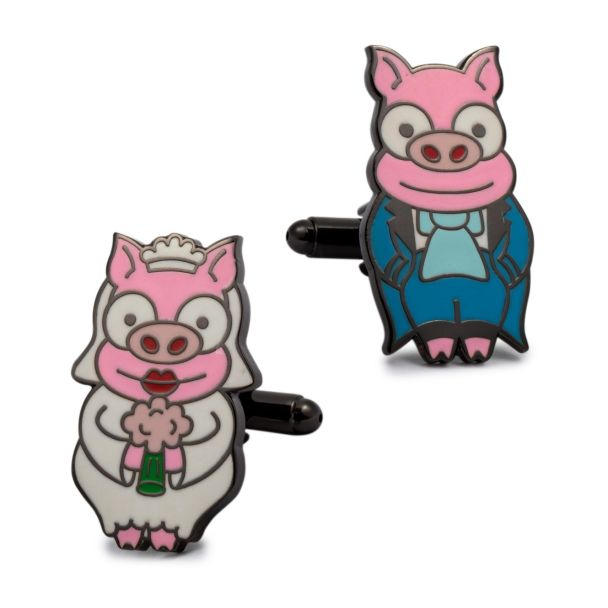 Gemelos de Camisa Cerditos Simpsons 30 mm - Simpsons Pig Cufflinks - Gemelolandia