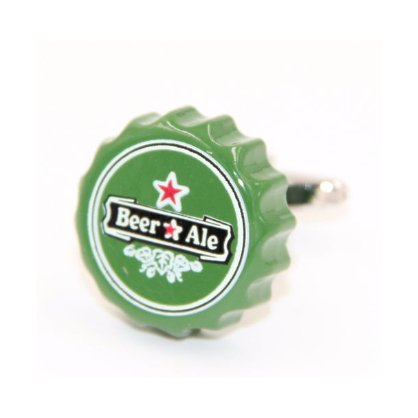 Gemelos de camisa chapa cerveza 03