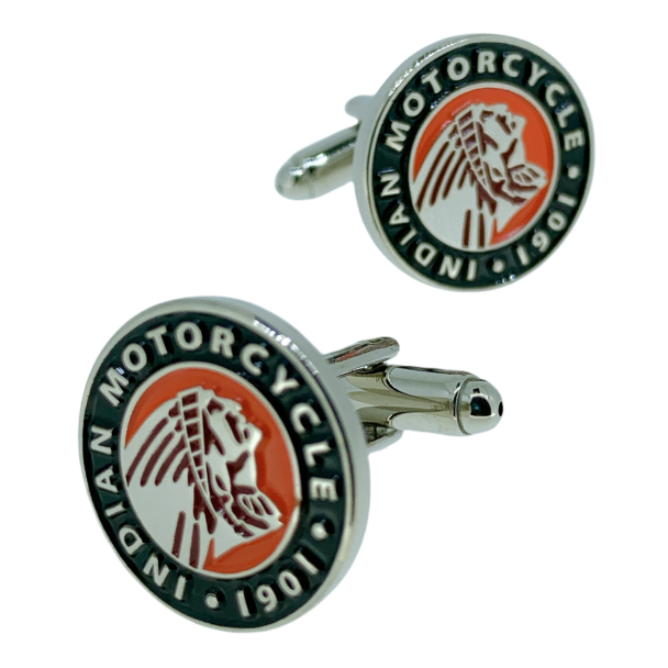Gemelos de Camisa Indian Motorcycle 18mm - Gemelolandia