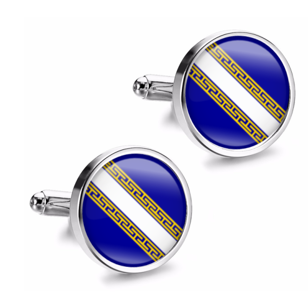 Gemelos de Camisa Magglass Banderas Regiones Francia Champagne - Gemelolandia