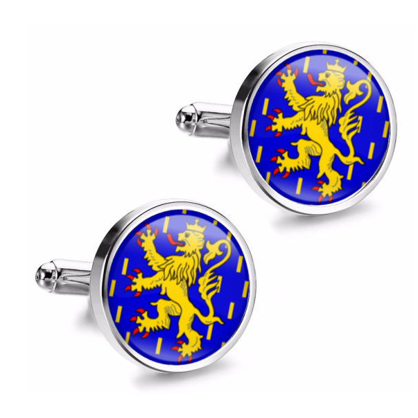 Gemelos de Camisa Magglass Banderas Regiones Francia Franche-Comte - Gemelolandia