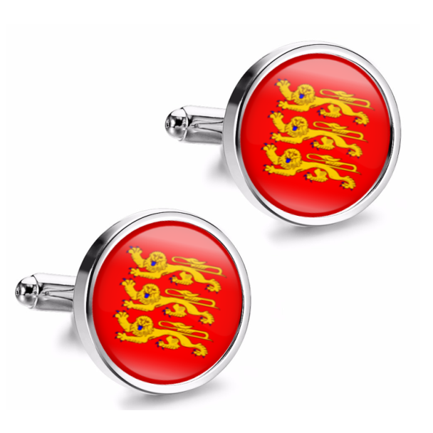 Gemelos de Camisa Magglass Banderas Regiones Francia Haute-Normandy - Gemelolandia