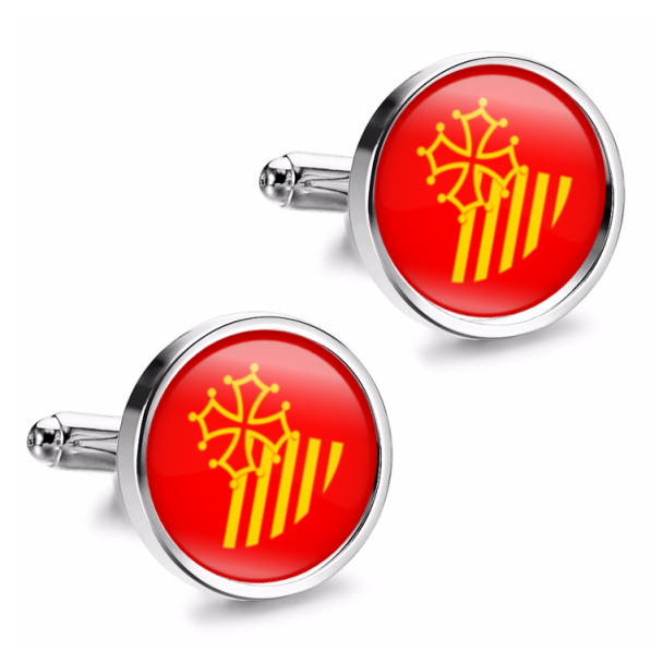 Gemelos de Camisa Magglass Banderas Regiones Francia Occitaine - Gemelolandia