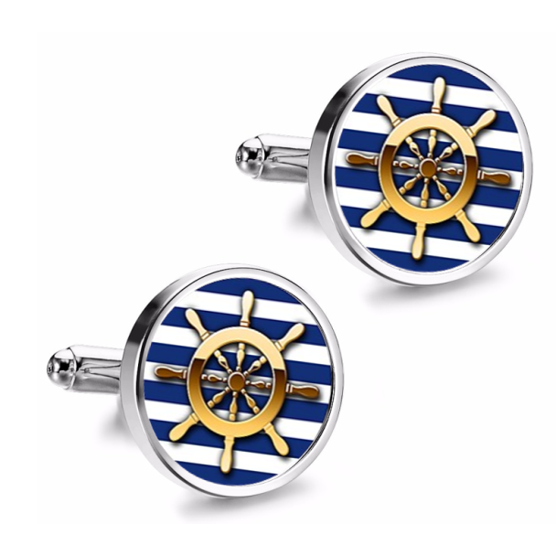 Gemelos de Camisa Magglass Nautico Nº21 16mm - Gemelolandia