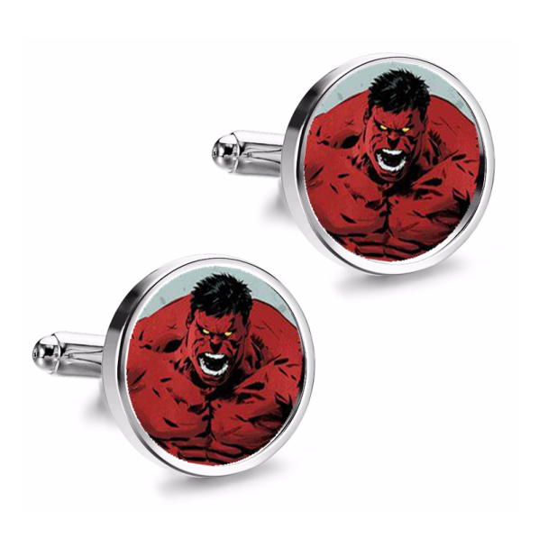 Gemelos de Camisa Magglass Red Hulk - Gemelolandia
