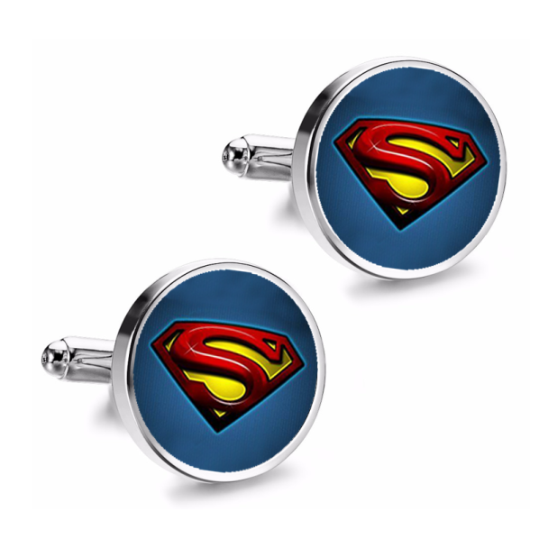 Gemelos de Camisa Magglass Superman New Logo - Gemelolandia