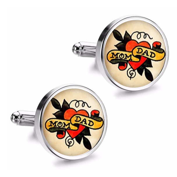 Gemelos de Camisa Magglass Vintage Tattoo Nº39 16mm - Gemelolandia