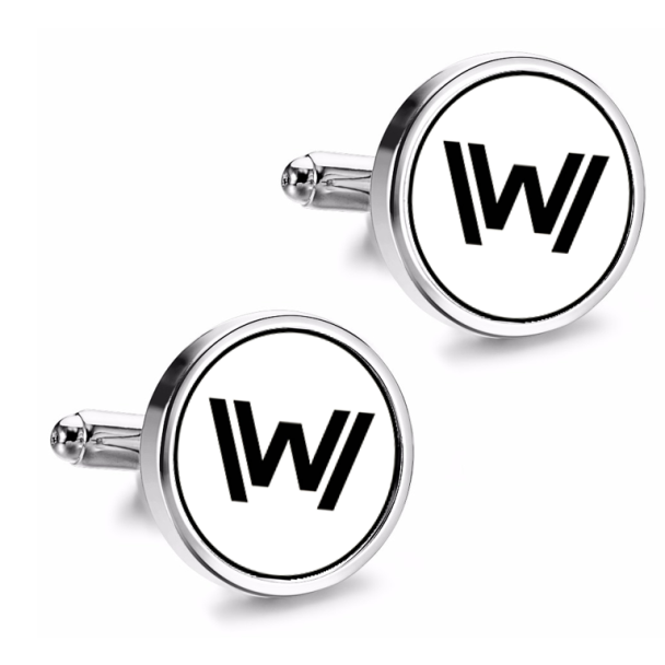 Gemelos de Camisa Magglass Westworld White - Gemelolandia