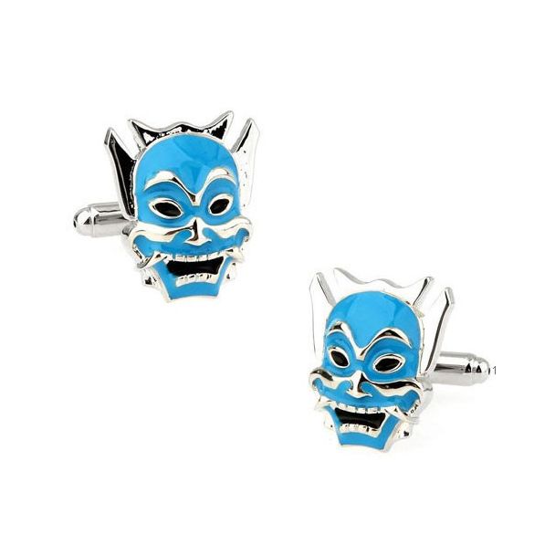 Gemelos de Camisa Mascara Demonio Chino 01