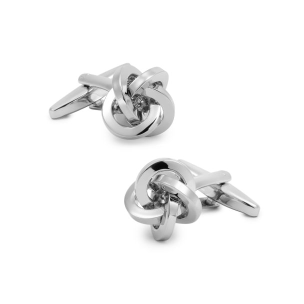 Gemelos de Camisa Nudo Plated Knot 13mm Gemelolandia