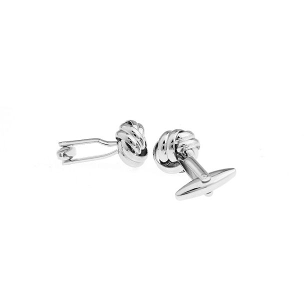 Gemelos de Camisa Nudo Plated Knot 14mm - Gemelolandia