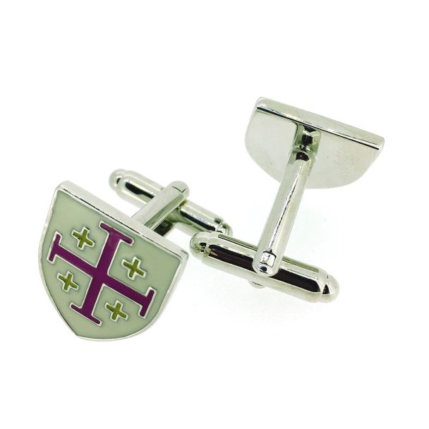 Gemelos de Camisa Orden Caballero Jerusalén Modelo II  03 - Gemelolandia 