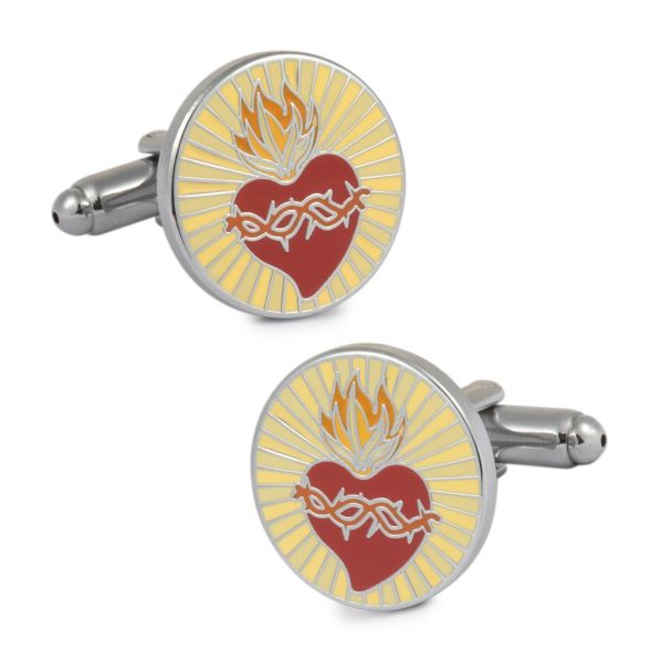 Sacred Heart of Jesus Shirt Cufflinks 16mm