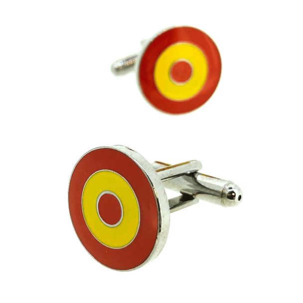 Gemelos Escarapela Española Modelo 2 - RAF Española