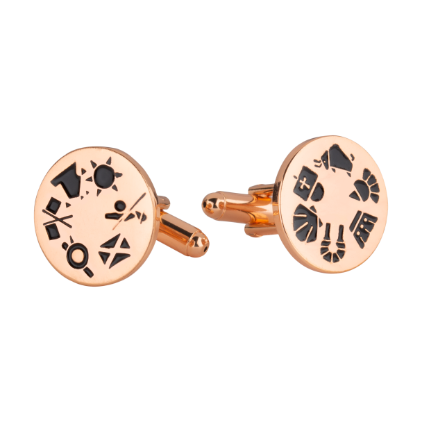 Gemelli camicia ALMAHISPANIA 6+6 Rose 18mm