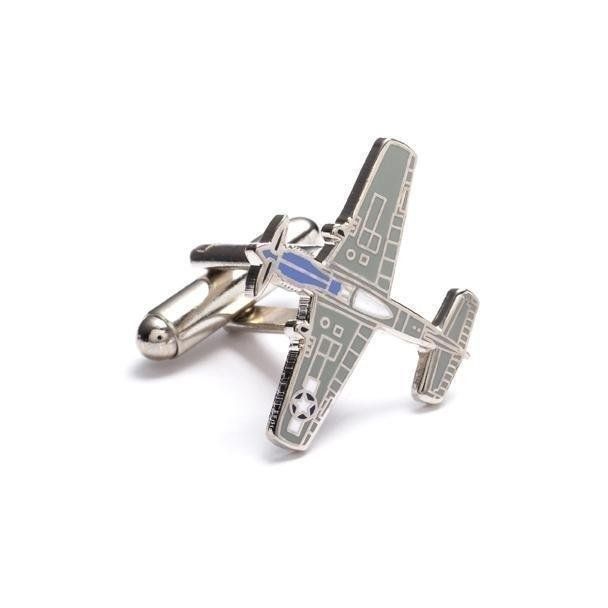 Gemelos para Camisa Avión P-51 Mustang - Gemelolandia