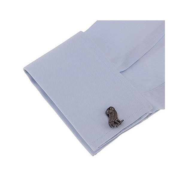 Gemelos para camisa Búho de la Sabiduría de Atenea 3-Gemelolandia