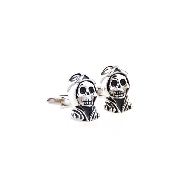 Gemelos para camisa Calavera Piloto 01