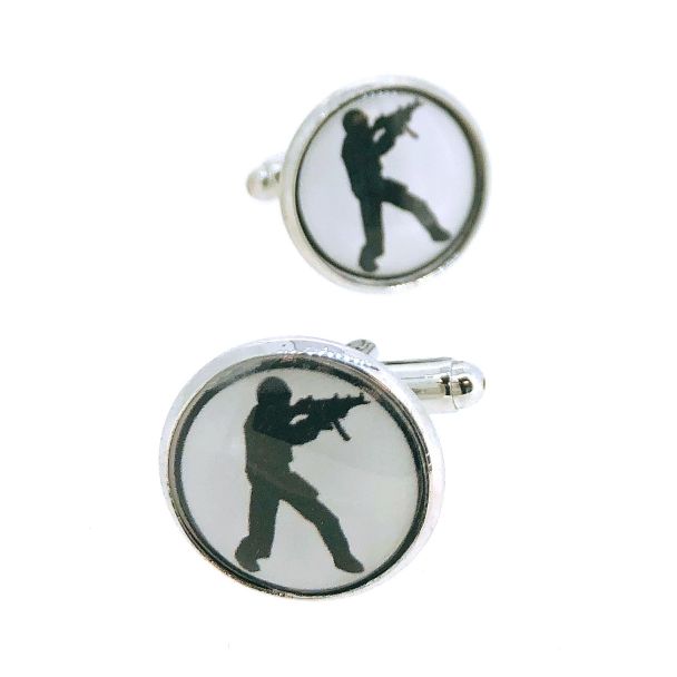 Gemelos para Camisa Counter Strike Modelo II - Gemelolandia
