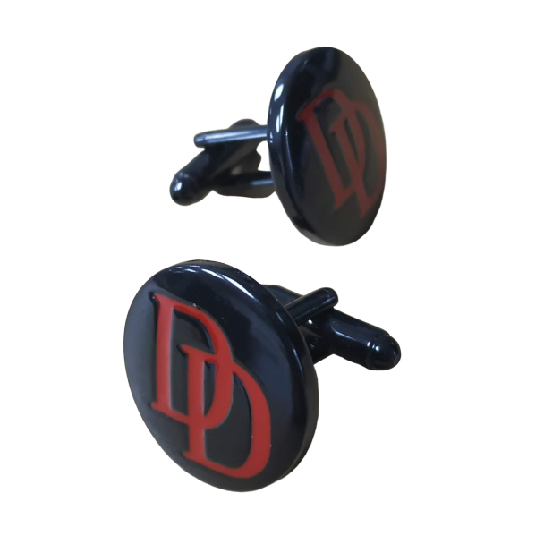 Gemelos para Camisa Daredevil Marvel 20mm-Gemelolandia