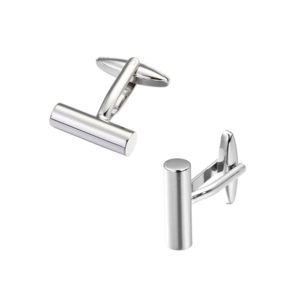 Gemelos para Camisa Elegant Cilinder Engraved - Gemelolandia