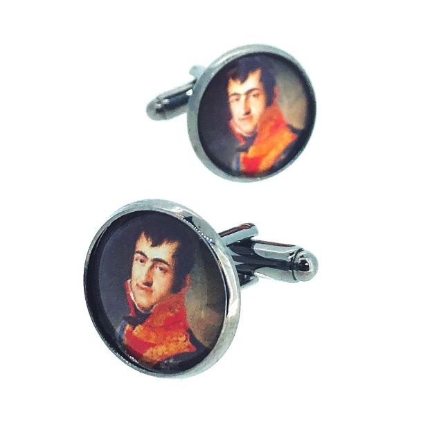 Gemelos para Camisa Fernando VII Rey de España - Gemelolandia