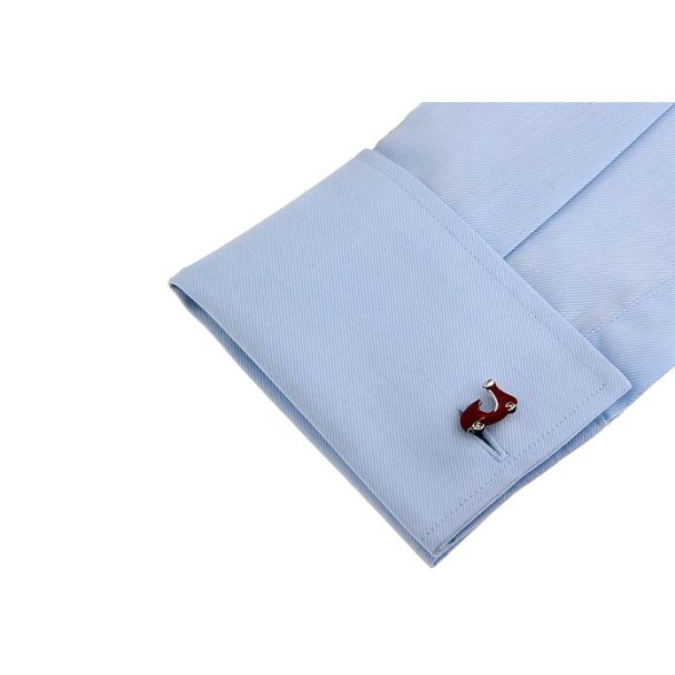 Gemelos para camisa Lambretta-Vespa Roja 04