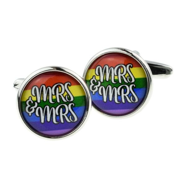 Gemelos para camisa Mrs &Mrs LGTBI-Gemelolandia