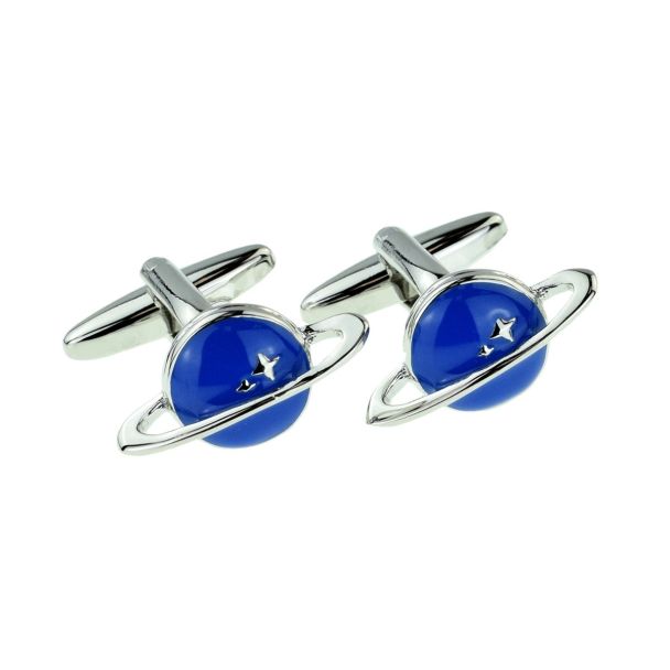 Gemelos para camisa Planeta Saturno-Gemelolandia