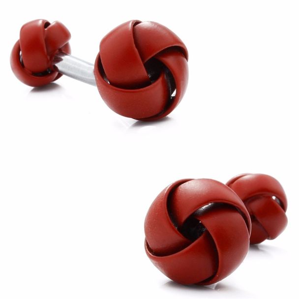 Gemelos para Camisa Rawjco Double Enamel Red Knot - Gemelolandia