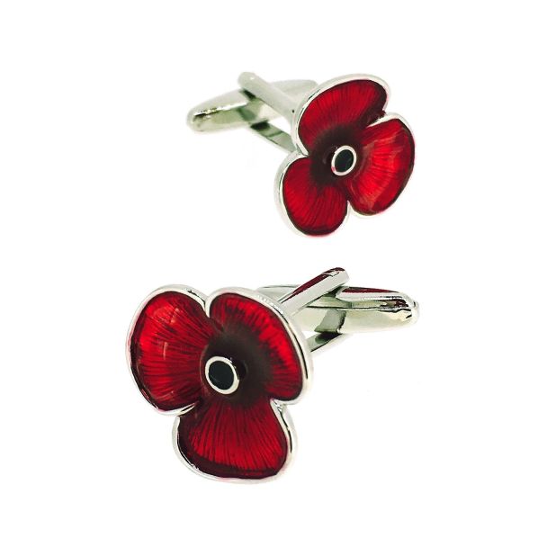 Gemelos para Camisa Remembrance Poppy - Gemelolandia