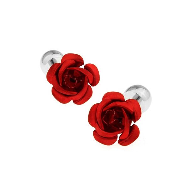 Gemelos para Camisa Rosa Roja 01