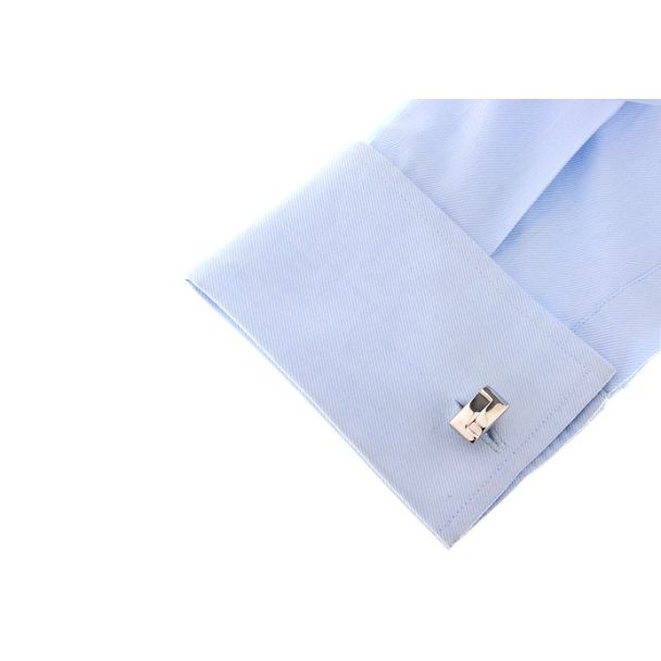 Gemelos para camisas Wedding Interlaced Steel 04